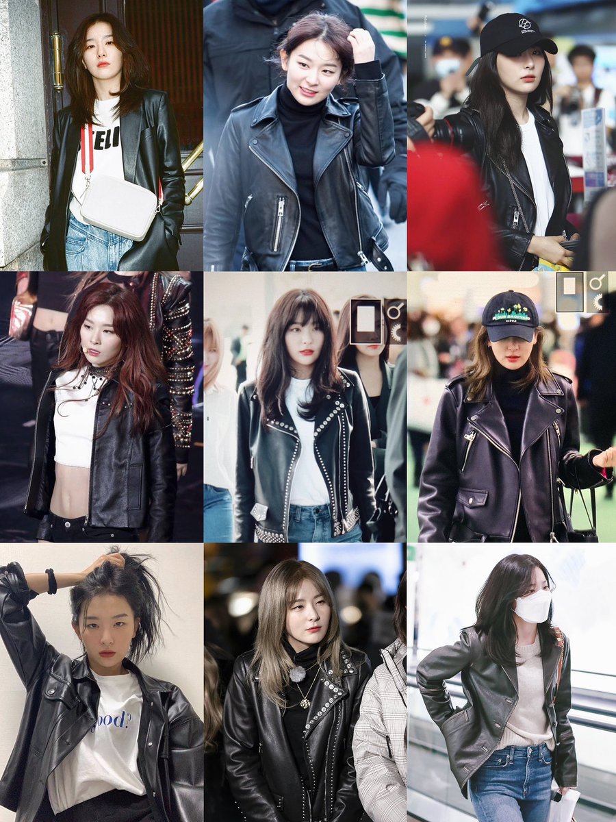 something about seulgi in a leather jacket 😵‍💫