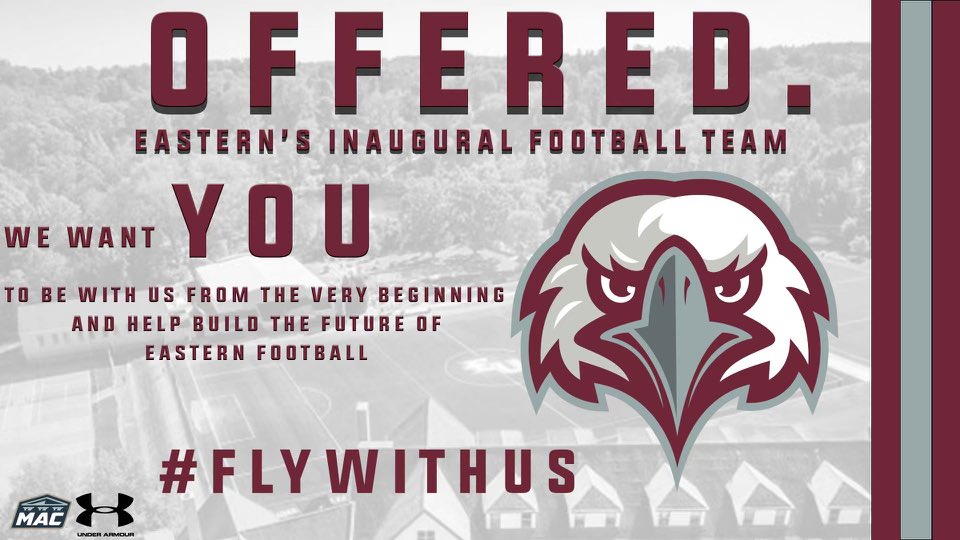 _qhill99's tweet photo. After a great visit with @Coach_Crock and @Omeezi_ I’m proud to announce I’ve received an offer from Eastern University!!
🦅🔴⚪️ #FlyWithUs #firstcla22 https://t.co/FAGfBlJZcG