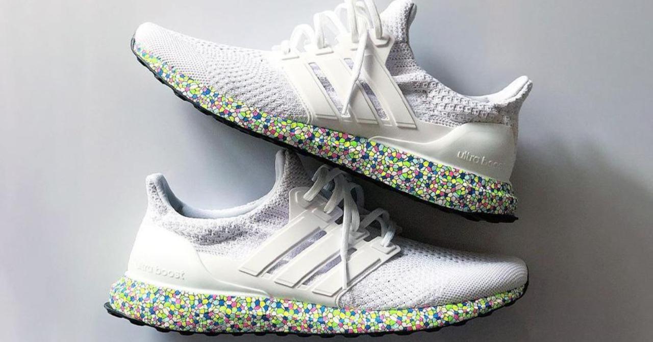 Adidas printed boost best sale