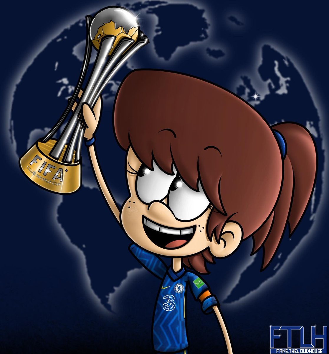#FTLH We Are The Champions of World! 🌍🏆 @ChelseaFC 💙
The World is BLUE!!! 🌍=🔵😌

UP THE CHELS! 💙

#TheLoudHouse #LynnLoud #myart #fanart #Nickelodeon #ChelseaFC #ChampionsOfTheWorld