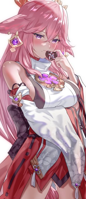 八重神子 Yae Miko #原神 #HappyValentinesDay 