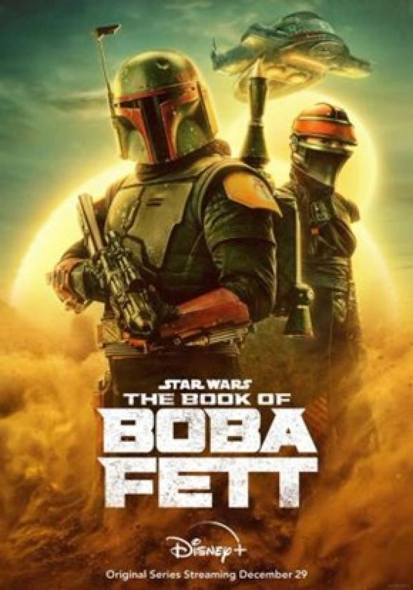 Por fin he terminado #ElLibroDeBobaFett , una série que va de menos a más. Mandaloriano al rescate a una historia que hacía aguas por todos lados. Le sobran 2 episodios.

A destacar, los dientes del protagonista: robaban todos los planos. Menos mal que lleva casco que sino....