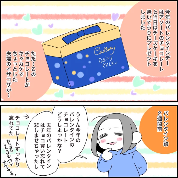 ゆるずまじ、、、#みれの絵日記#コルクラボマンガ専科#バレンタイン数年前のバレンタインの思い出でせ 