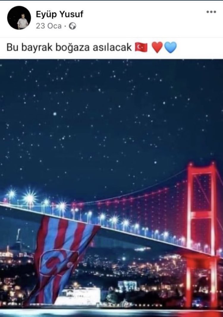 baki_yz's tweet photo. O Bayrağı boğaza asacaz altınada senin adını yazacaz #EyüpYusuf #Trabzonspor #TSvsKON https://t.co/e1KXsJKhg5