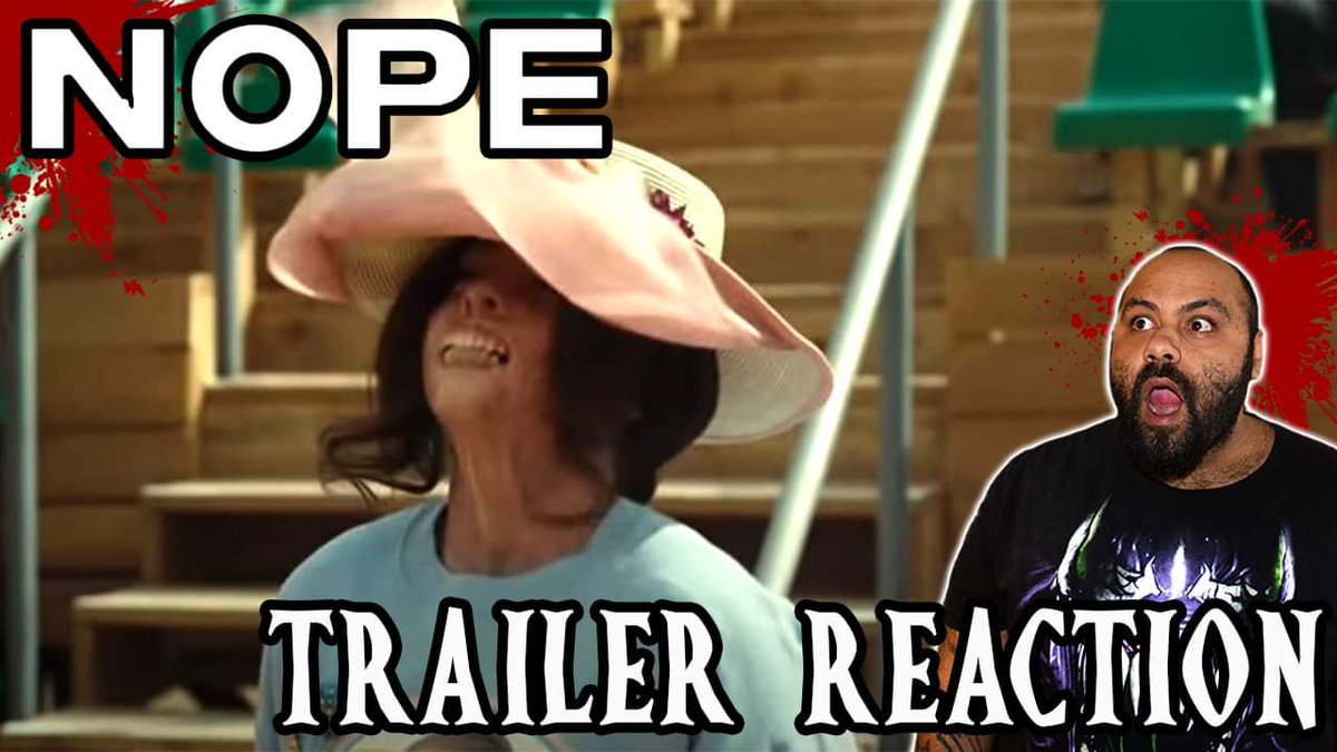 New Video Alert! My trailer reaction for Jordan Peele's upcoming horror film NOPE. 
youtu.be/Kl5i7tXtGhg

#NOPEMOVIE #Nope #NopeFilm #JordanPeele #TrailerReaction #HorrorCommunity #extraterrestrial