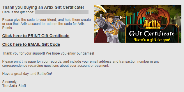 I am giving away a 1K Artix Points code.

Just retweet + follow to enter. Ends in 72 hours. Good luck!