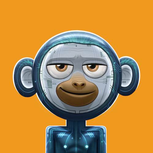 OnChainMonkey's tweet photo. Beep beep boop. This Robot Karma is dressed for the Super Bowl 🏉 https://t.co/nLdovot8Lw