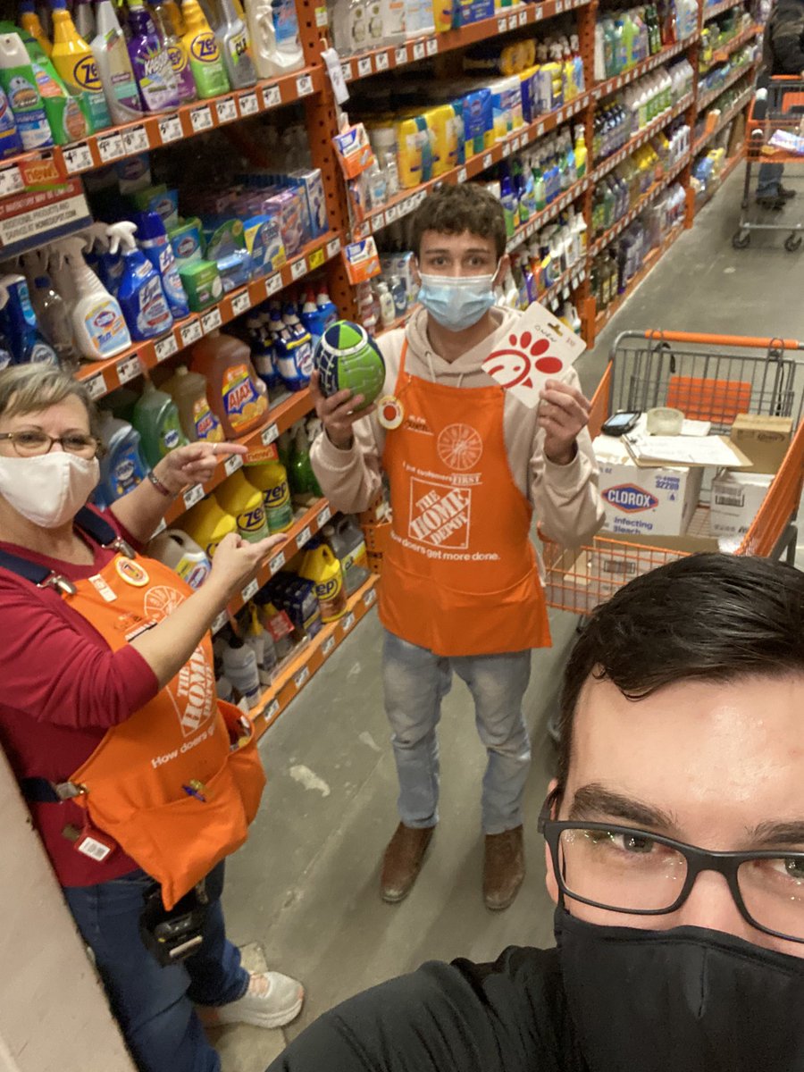 New associate Owen was caught helping customers in multiple departments and awesome!