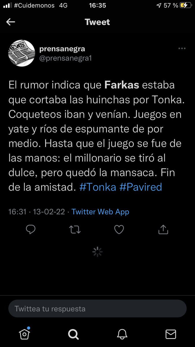 marcebeatriz's tweet photo. Oye si… pero pónganse de acuerdo cuál es el chisme de Farkas y la Tonka… porque llevo 3 teorías conspiranoicas…
2 de estafa del Pavired
Y una pasional…
Así no se puede pueh! https://t.co/oDuHxrVUaJ