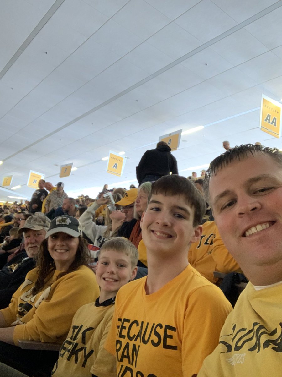 JeffMor45355225's tweet photo. Love us some Hawkeye Basketball! Last one we’re going to be able to make this season :( #FightForIowa https://t.co/ffbrGVjkHK