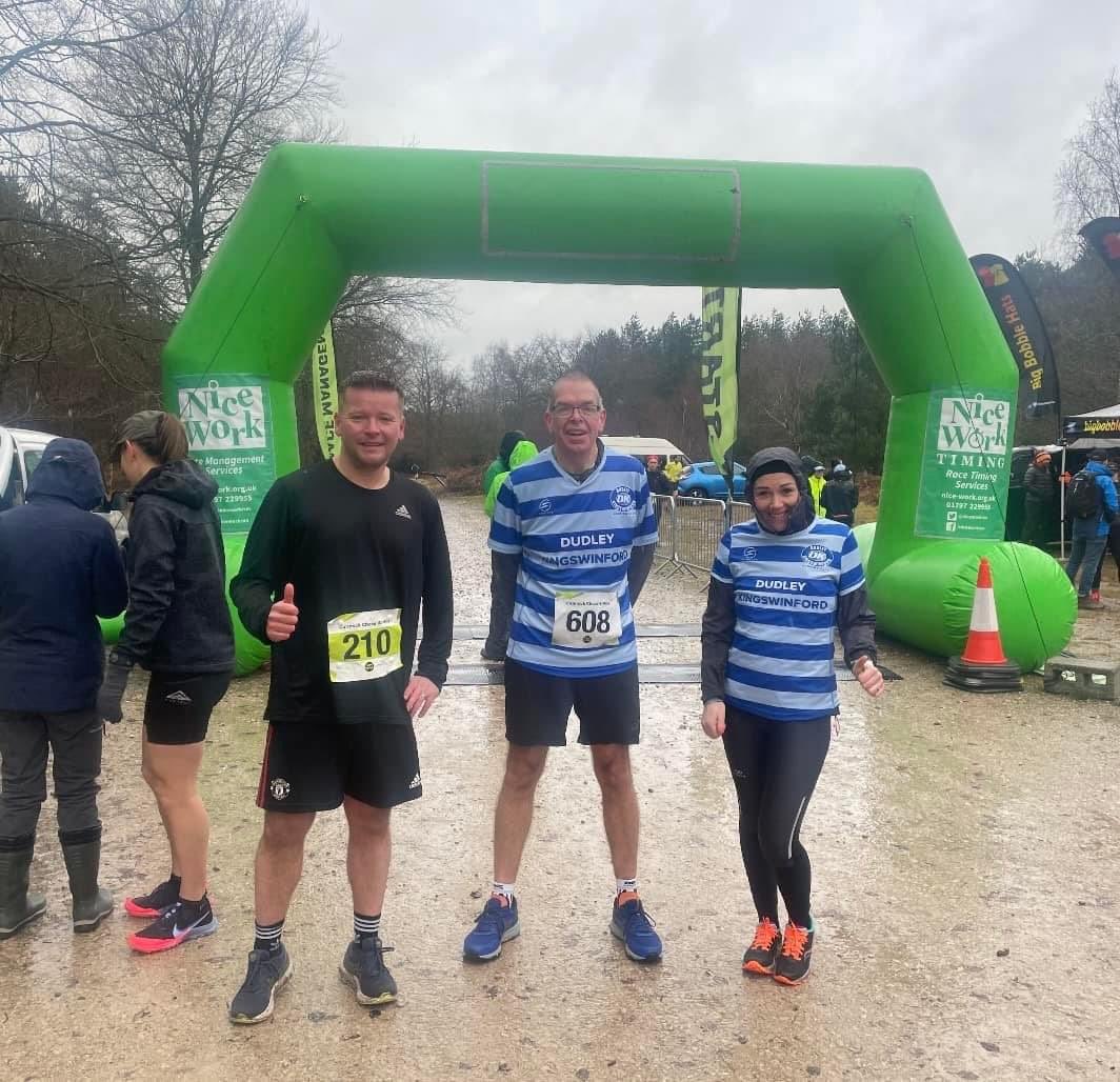 Three DK”ers do #cannock5mile/10 mile