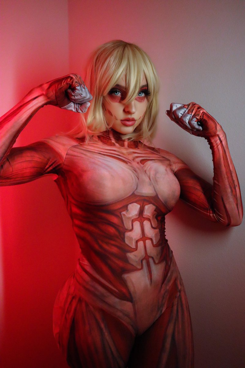 Solo pictures of my Female Titan cosplay.
