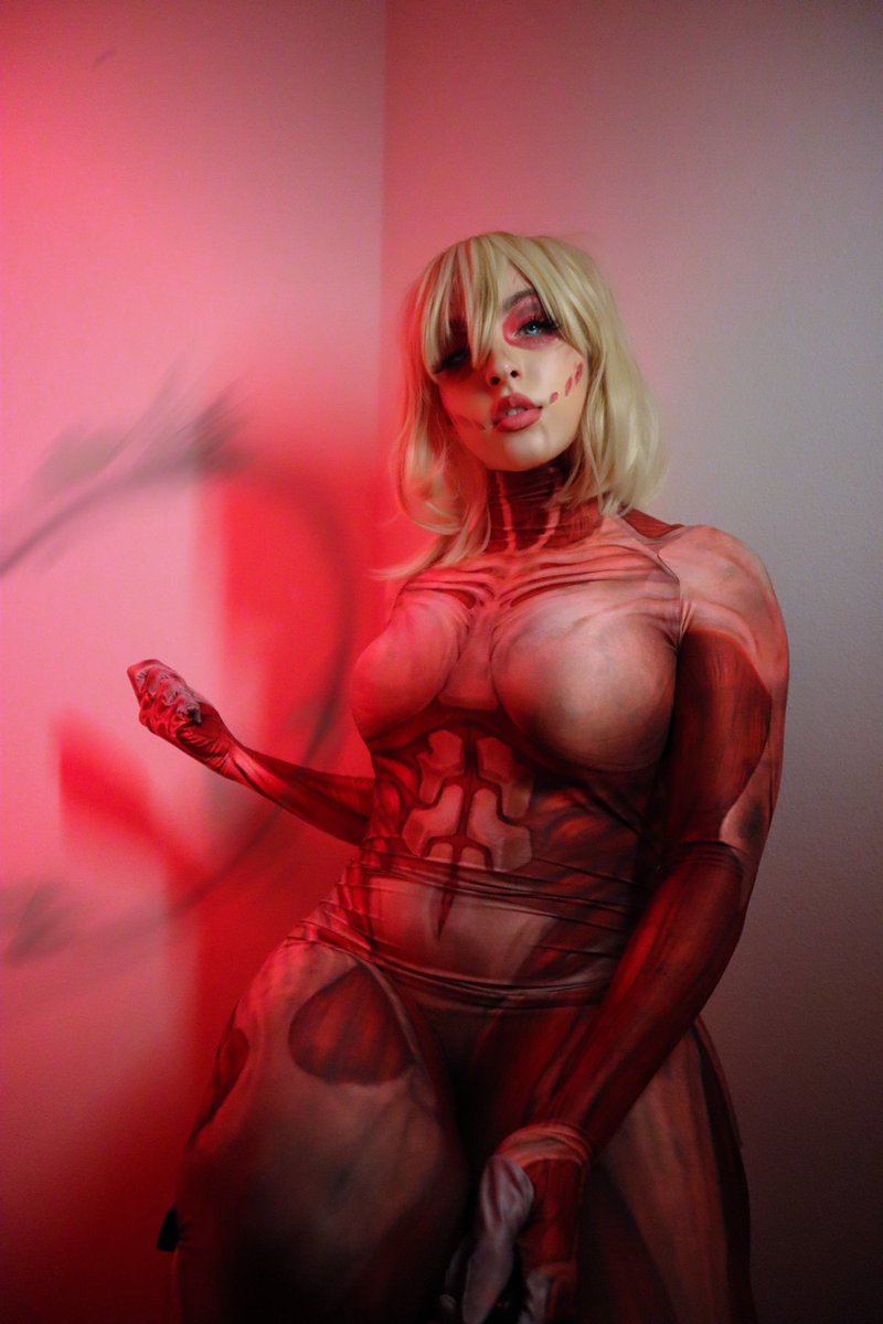 Solo pictures of my Female Titan cosplay.