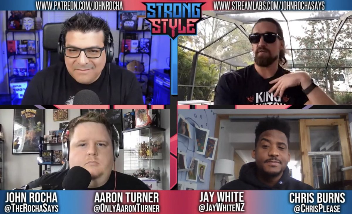Had the privilege to chat w/ the  incomparable <a href="/JayWhiteNZ/">Switchblade Jay White</a> on a special #SuperBowl Sunday edition of #StrongStyleLive. Check it out HERE if you missed it: bit.ly/3GJ32B3

See Jay LIVE in HOLLYWOOD This Thursday bit.ly/3BiAMEk

#njpwSTRONG #njpw #AEW #BulletClub