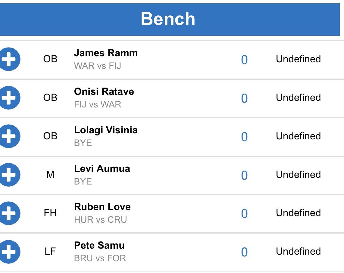 Tough picking from 6, but pretty happy!

Rate my draft <a href="/FantasyRugDraft/">Fantasy Rugby Draft 🏉</a>  #fantasyrugbydraft #SuperRugby
