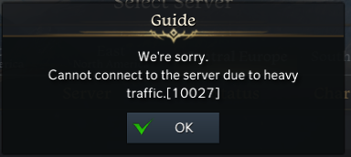 Zyxon's tweet photo. @AMZNGameStudios @playlostark come on guys, at least give us smooth brained europoors a retry button instead of having to relaunch the client every time this happens. https://t.co/fNnVzsN0Mw