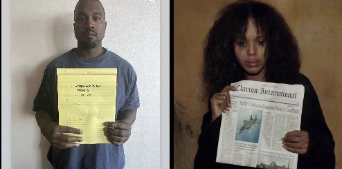 VANTEMETAL's tweet photo. kanye is giving olivia pope https://t.co/EEeMR5Zke4