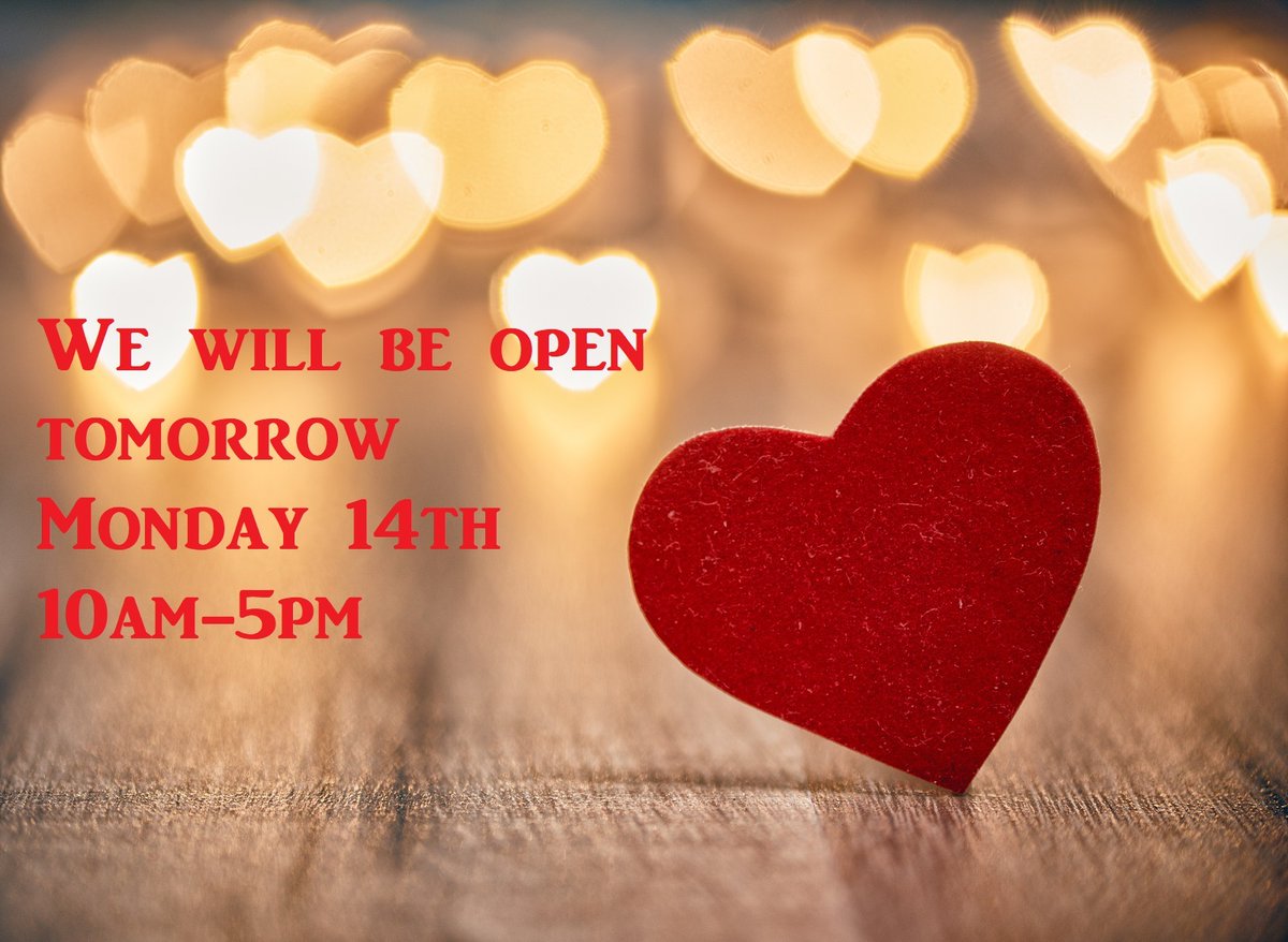 Valentine's Day is tomorrow. We have gifts that are sure to fit any woman's style and any gentleman's budget!