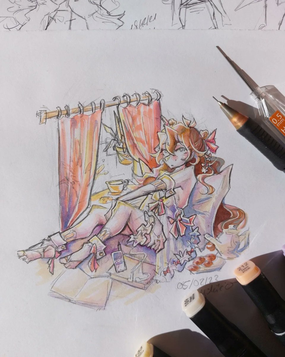 muesliacico's tweet photo. *insert huge vent about how IG editing tools & posting made me probably lose 3 years of life expectancy by this point and- *
ANYWAYS HI, HOW ARE YOU TWITTER, LET'S TRY IT ON HERE
Have some marker sketch of my best girl Tayye (,,Ծ_Ծ,,) follow for more suffering
#cozyart #warmart https://t.co/ehKr3SgRU8