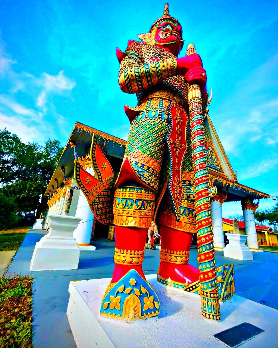 The Red Giant standing Guard outside The Main Chapel at The Wat
Florida Dhammaram Buddhist Meditation Center of [ Kissimmee,FL ]
#OrlandoFlorida #OrlandoFL #CentralFlorida #Kissimmee #KissimmeeFlorida #KissimmeeFL #CityofKissimmee #Florida #Travel #Wanderlust #Sightseeing