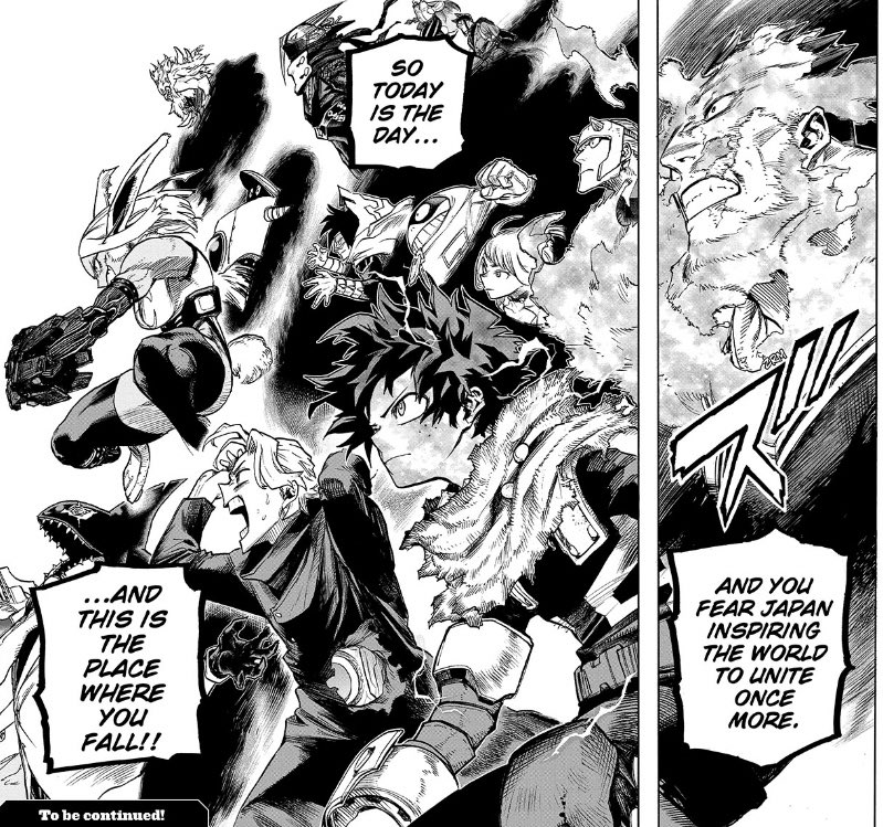 LJ_Hollywood's tweet photo. *chef’s kiss*
#MyHeroAcademia #chapter343 https://t.co/ckXQq9Rydz