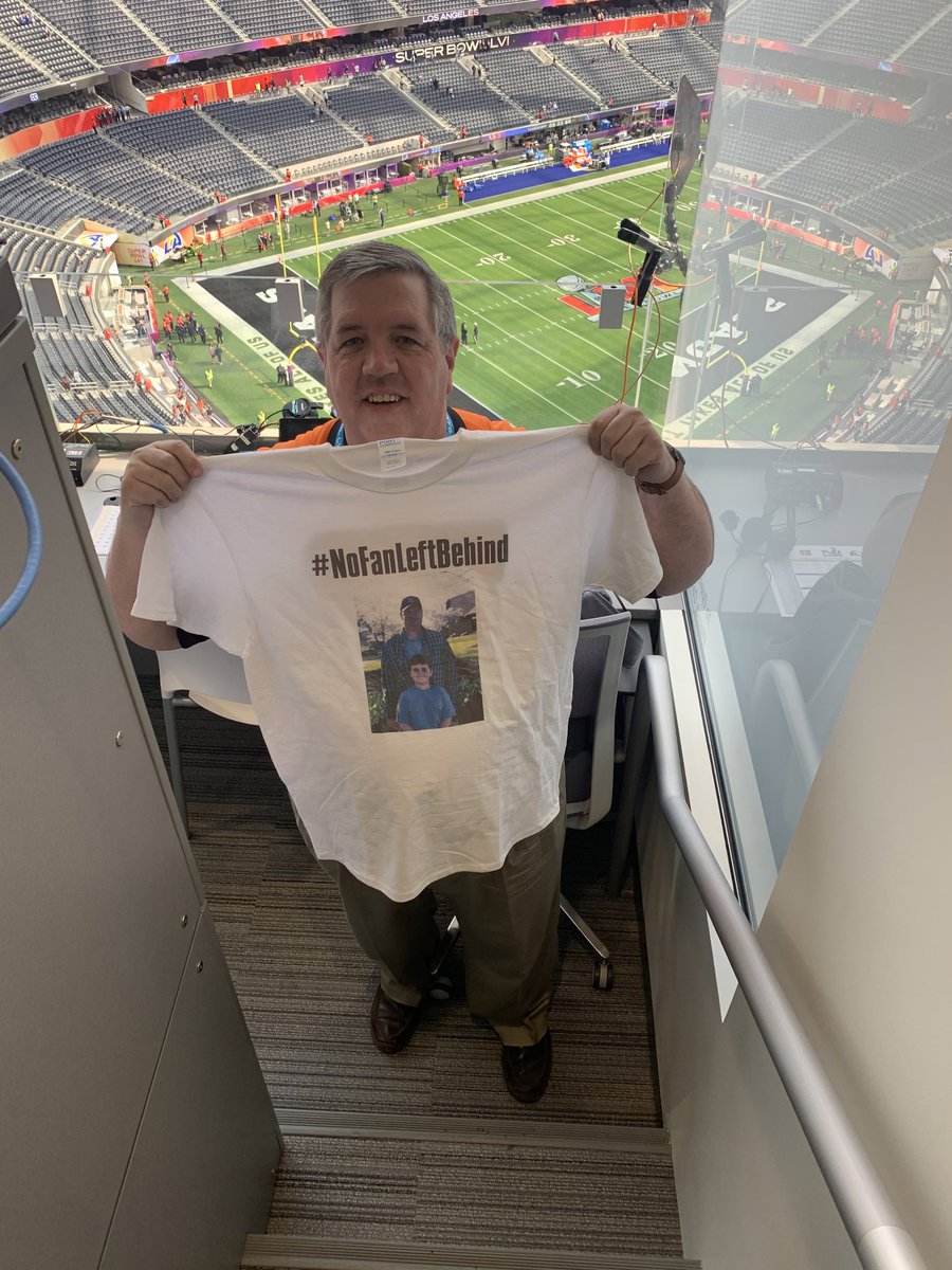 In the press box!NoFanLeftBehind#