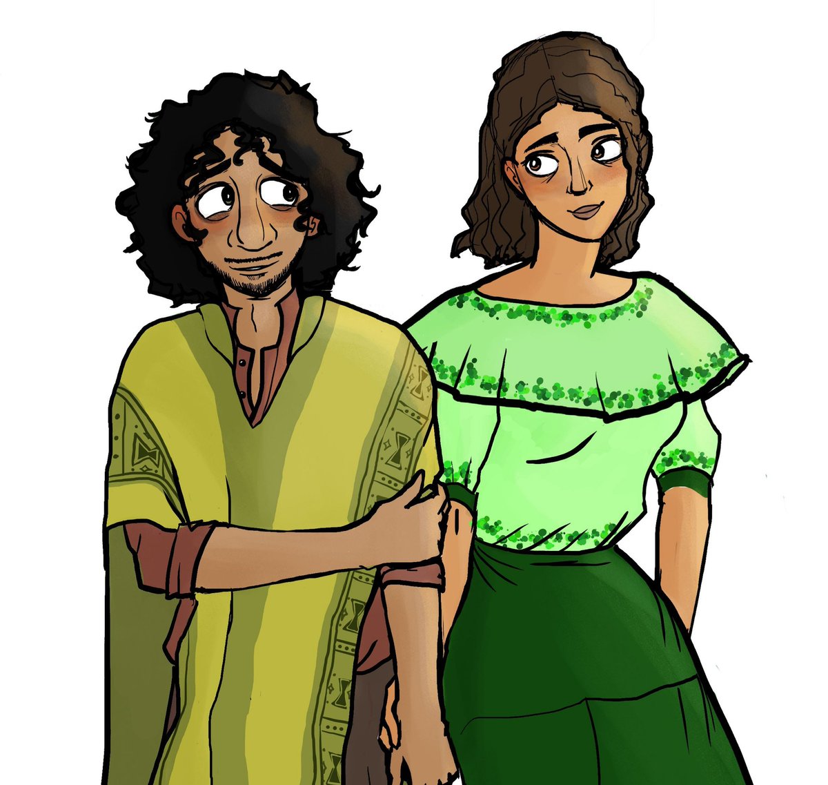 emvgudt's tweet photo. Fan art ft. Bruno and Pancha (oc). Happy Valentine's Day!

#brunomadrigal
#brunomadrigalfanart #encanto #encantofanart #encantooc https://t.co/kOtlD9O6NS