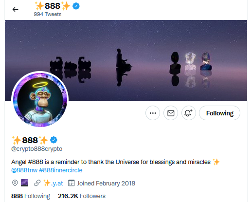 We were hesitant to post stories by women that have had bad experiences with Crypto888crypto, but we can share the below anonymous story and there are many more. Our post was not so much about the upcoming project, but about the person: "Angel #888".

x.com/NFTethics/stat…