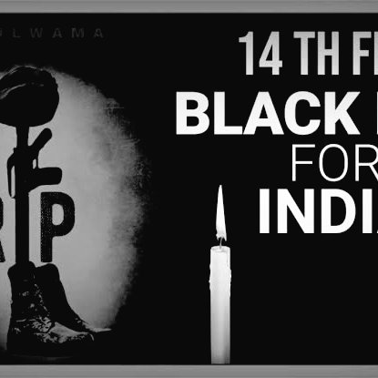 ProudHindu021's tweet photo. I still remember the day Feb 14,2019.#BlackDay for India. It marks 2 years of #PulwamaAttack when 40 soldiers were martyred in one if the worst terror attacks in #kashmir. Big tribute to the soldiers who lost their lives in the attack 🙏
  #PulwamaTerrorAttack
#PulwamaAttack https://t.co/6hqVh5VtUx