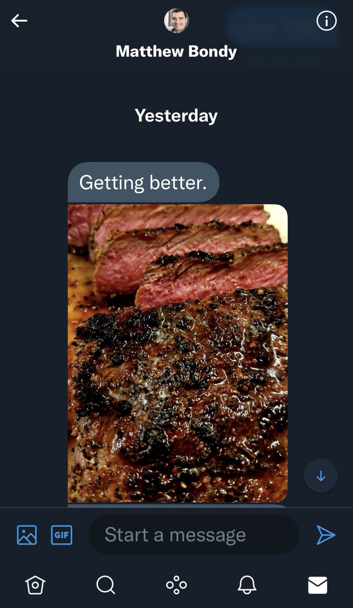 Once in a while I get a message from an alumni of one of my grill class dinners from a few years ago. It’s always great to hear from ⁦<a href="/matthewbondy/">Matt Bondy</a>⁩!