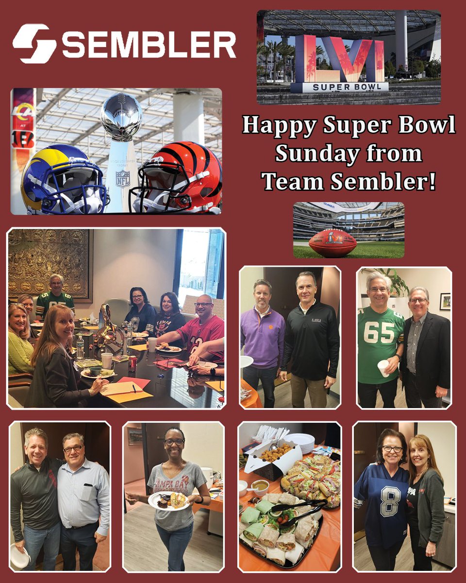 Happy Super Bowl Sunday from Team Sembler!! 🏈