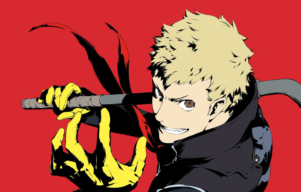 burgercatx's tweet image. Persona Character of the Day Post for Ryuji Sakamoto from Persona 5! #persona #Persona5 #jrpg #atlus
