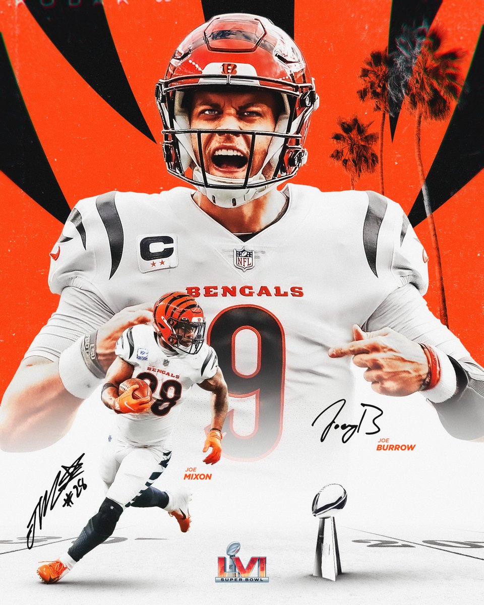 SNFonNBC's tweet image. RETWEET if you think the @Bengals will win #SBLVI.

Show your followers who you're rooting for! #RuleItAll