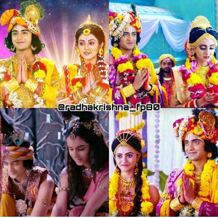 shrikrishnareal's tweet photo. राधे @The_Real_Radha_ 
रुकमणि @Realrukmini 
जामवंती @real_jambvanti 
सत्यभामा @satyabhama_real https://t.co/ezy8UcG3l4