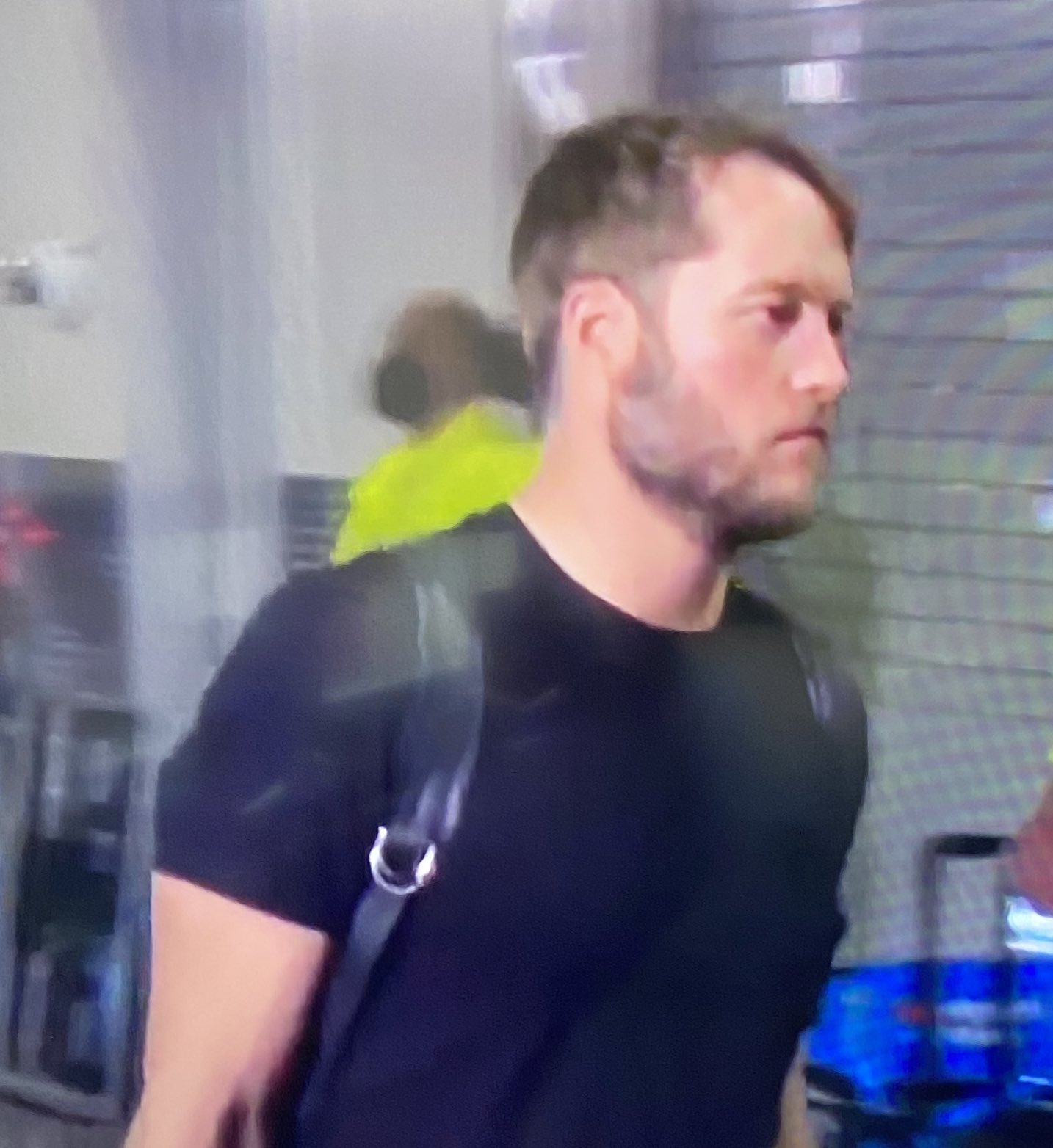 The Esports Writer on X: '#SuperBowl Joe Burrow shows up to the stadium in  a striped suit and bowler hat Matthew Stafford shows up to the stadium in a  plain black T-shirt