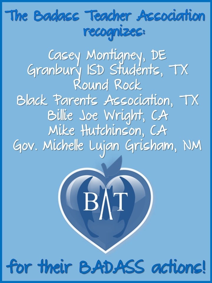 UtahBATs (@utahbats) on Twitter photo Schools are under immense pressure right now. We'd like to thank these people for standing up for #PublicEducation.
facebook.com/BadassTeachers… #TBATs <a href="/ColoradoBATsA/">ColoradoBATsA</a> <a href="/AZBatsA/">Arizona Bats</a> <a href="/NVBats/">NVBATs</a> <a href="/WyomingBATs/">WyomingBATs</a> <a href="/MontanaBATs/">Montana</a> Schools are under immense pressure right now. We'd like to thank these people for standing up for #PublicEducation.
facebook.com/BadassTeachers… #TBATs <a href="/ColoradoBATsA/">ColoradoBATsA</a> <a href="/AZBatsA/">Arizona Bats</a> <a href="/NVBats/">NVBATs</a> <a href="/WyomingBATs/">WyomingBATs</a> <a href="/MontanaBATs/">Montana</a>