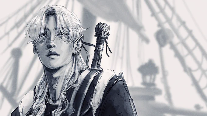 3. Idk if yall saw but I'm kinda obsessed with fantasy aus (and pirate au for teezers)  like everyone will get pointy ears and longer hair, only death can stop me from doing that  