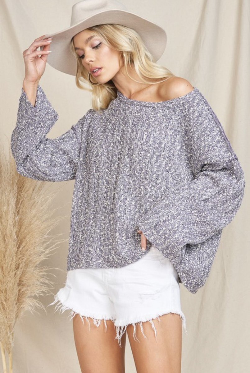 ZSTASHco's tweet photo. We are thrilled to shine a light on Hannah Dederick and her super cute boutique Hunter Bleu + Mercantile!🤩 Brighten your sweater game with this lovely lavender top.💜
#ZSTASH #buyselldestash #boutique #spotlightsunday https://t.co/7Uorqp3DrC