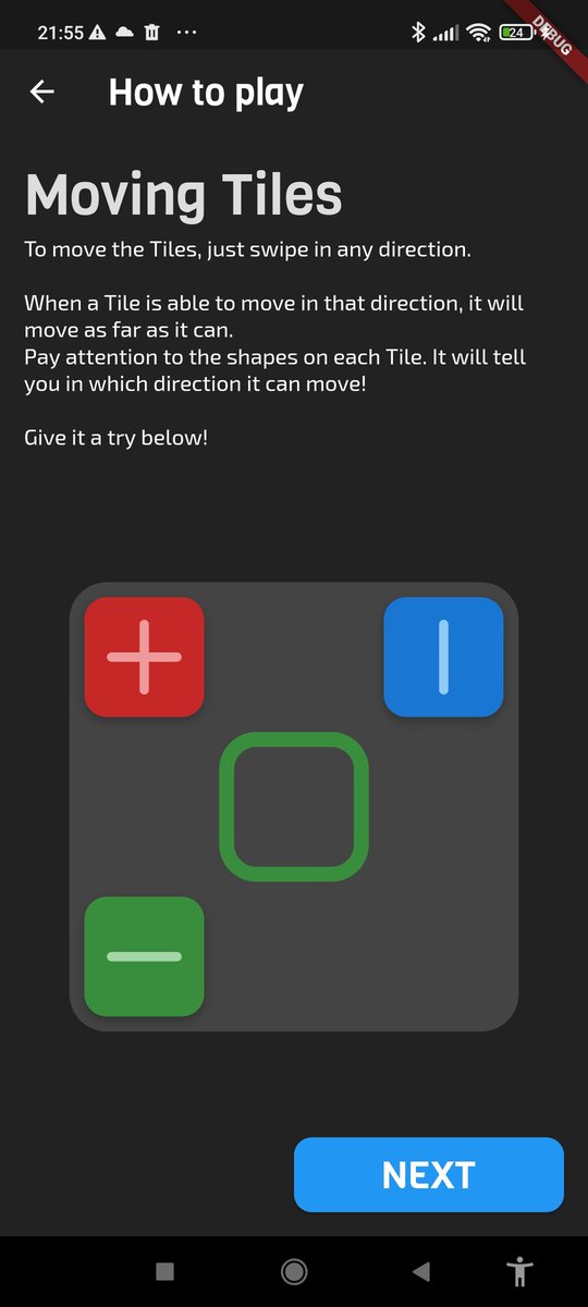 SEGVeenstra's tweet image. I planned to take a small break from working on my #TilesPuzzleGame while people are testing the first set of puzzles.
But I couldn't resist and created an how-to-play section.. sry
#flutter #FlutterGameDev