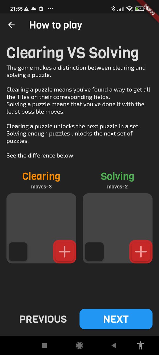 SEGVeenstra's tweet image. I planned to take a small break from working on my #TilesPuzzleGame while people are testing the first set of puzzles.
But I couldn't resist and created an how-to-play section.. sry
#flutter #FlutterGameDev
