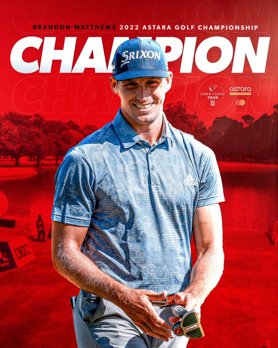 What a show. 🏆

<a href="/B_Matthews12/">Brandon Matthews</a> secures his first #KornFerryTour win in dramatic fashion with an eagle on 18 <a href="/CountryBogota/">Astara Golf Championship</a>.