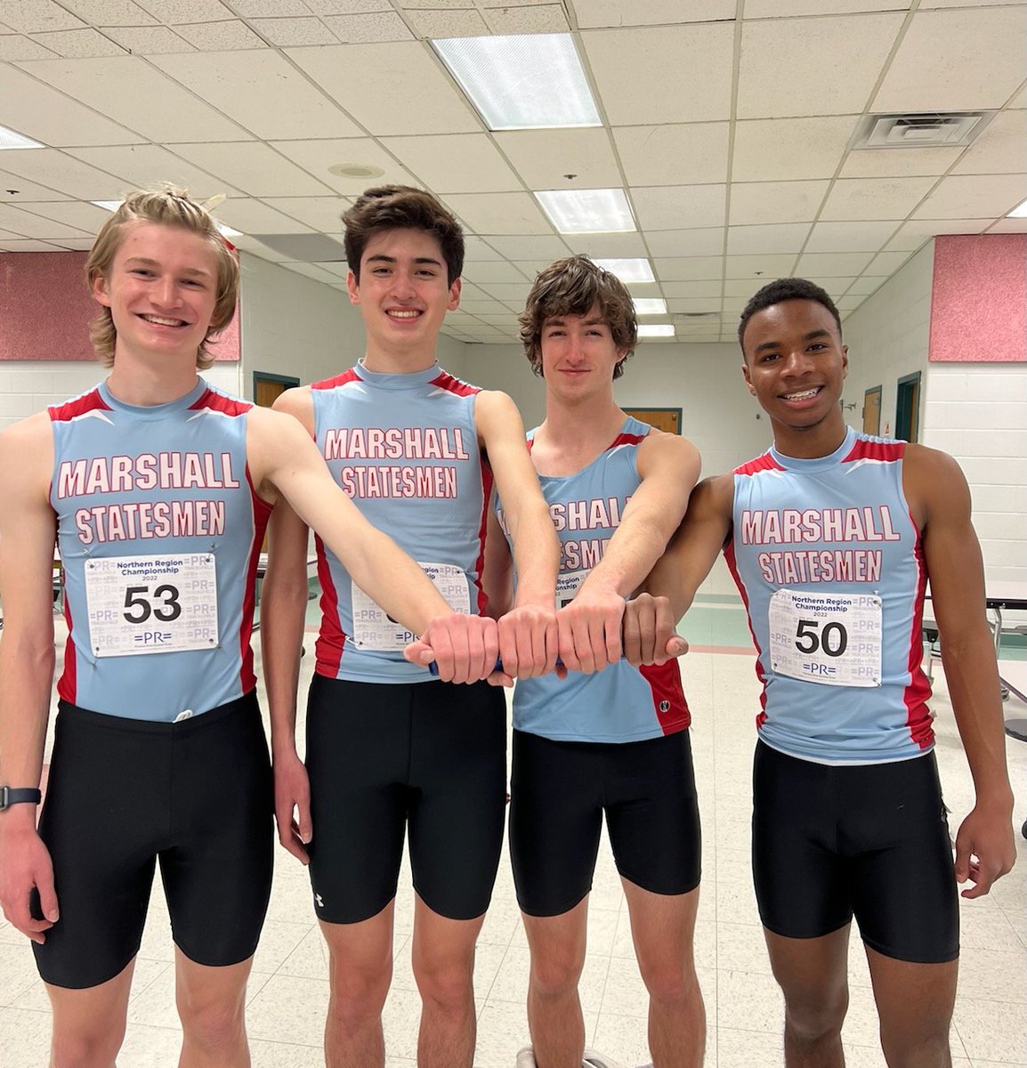 New School Record and State Championship Qualifier. Boy's 4x200m relay team finished 4th at Regional Championship setting a new school of 1:33.39. The team of Lewis (22), Ryder (23), Sandall (23) and Oliver (23).