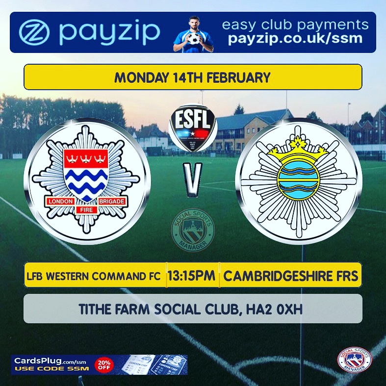 Massage game in the last 32 of the <a href="/Motor_Source/">Motor Source Group</a> <a href="/ESFL20/">Emergency Services Football League</a>