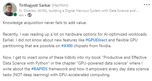 #GPU #Nvidia #DataScience #RAPIDS