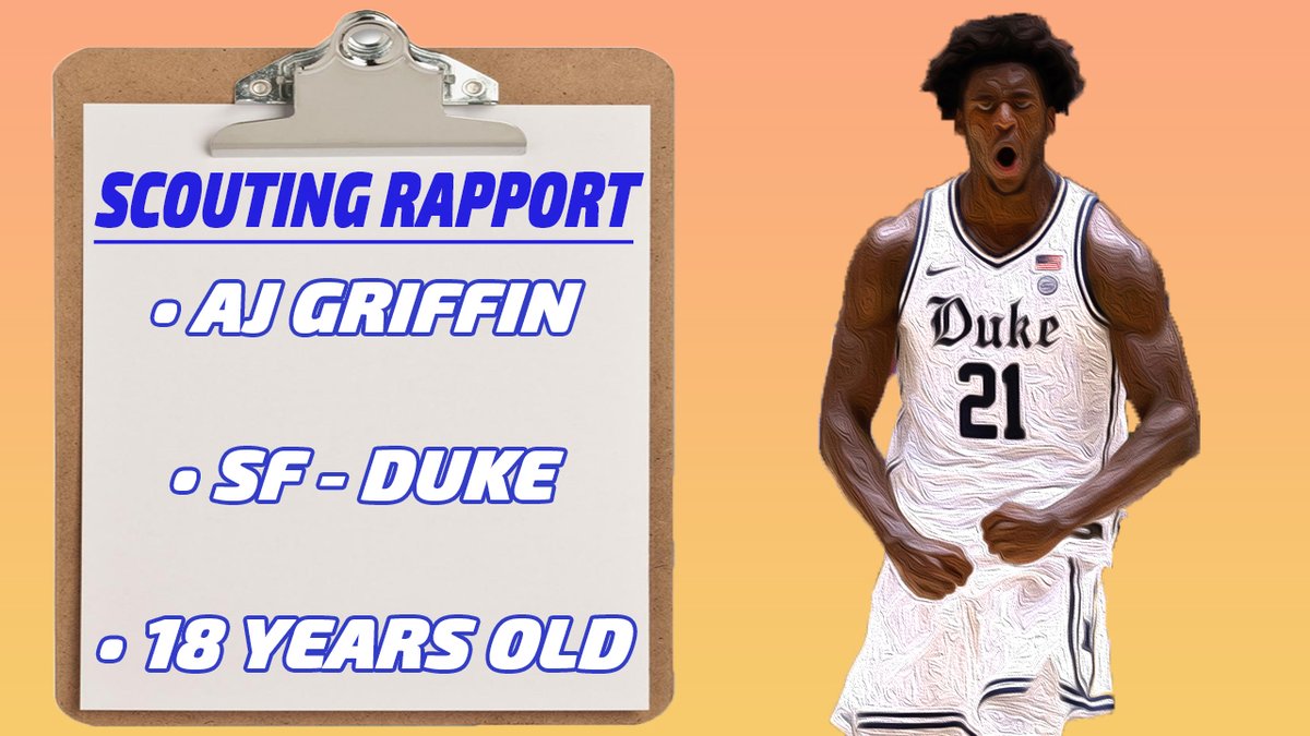 ScoutingRapport's tweet photo. π’π’π’ Check out our 6th episode of #ScoutingSundays for the 2022 NBA Draft that breaks down @DukeMBB wing & future Top 10 pick AJ Griffin's (@whoisAG21) season as well as his NBA potential!
https://t.co/HuOTQMbTgN https://t.co/Q5Fe2dEIWT