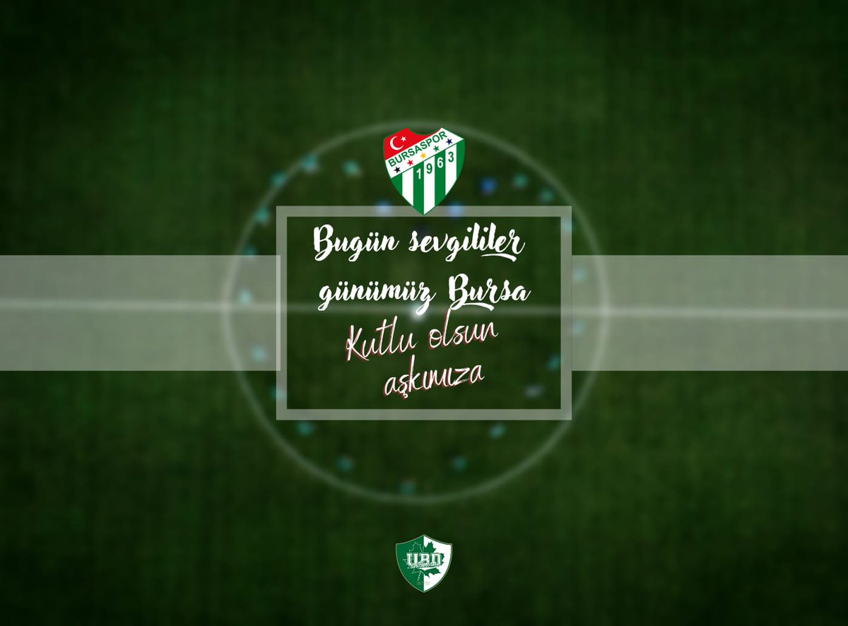 Bugün sevgililer günümüz Bursa! <a href="/BursasporSk/">Bursaspor</a>

 #14subatsevgililergunu  #UmutturBursasporDaima