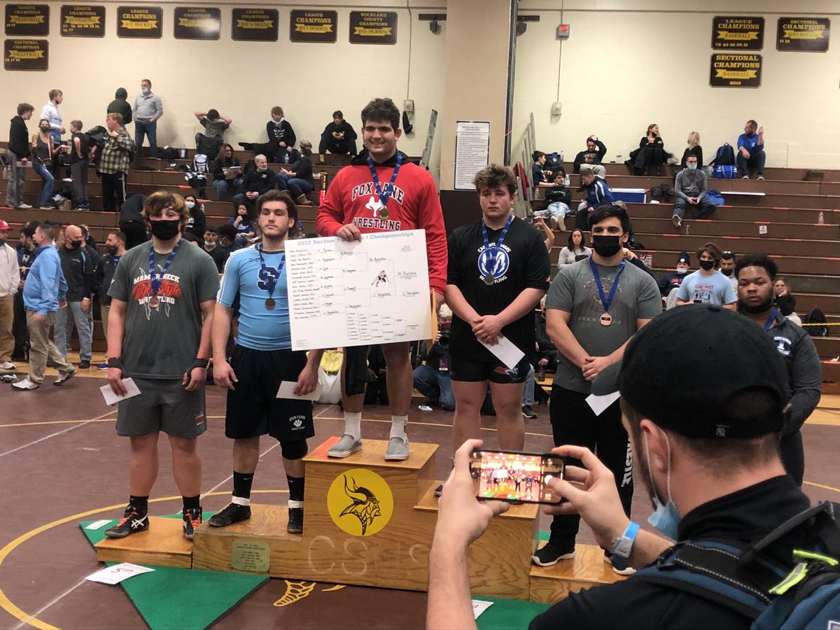 Thomas W. Burns, ATC (@trainer_burns) on Twitter photo Jake Hoffman 2nd at 152
Alex Berisha 4th at 173
Nick Magieri 5th at 189
Marc Berisha Sectional Champion at 285 <a href="/foxlanefanzone/">Fox Lane Fan Zone</a> <a href="/FoxLanePride/">Fox Lane High School</a> Jake Hoffman 2nd at 152
Alex Berisha 4th at 173
Nick Magieri 5th at 189
Marc Berisha Sectional Champion at 285 <a href="/foxlanefanzone/">Fox Lane Fan Zone</a> <a href="/FoxLanePride/">Fox Lane High School</a>