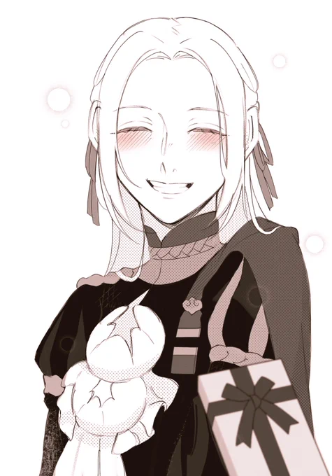 「師!…えっ、私に?…ふふ、ありがとう。」 
