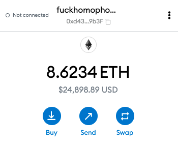 farokh's tweet photo. We raised 8.6234 ETH ($25k) last week to donate 100% to organizations supporting the LGBTQIA+ community. I saw a few good places to send it to, but think it should be up to you all to pick. Can you please tag a few organizations that take crypto and focus on that community? ❤️🌈 https://t.co/WW00B6fXhW