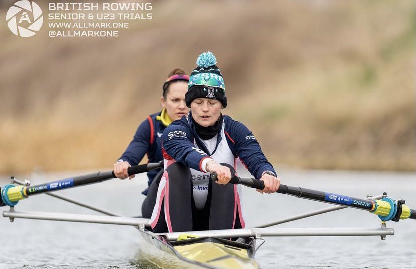 So great to see Alumni <a href="/emford94/">Em Ford</a> representing out on the water in our Grange Rowing bobble hat today at her time trials for GB🇬🇧 Keep up the good work Emily we are so proud of you and everything you’re achieving🖤💚 #RoleModel <a href="/Grange_Cheshire/">The Grange School</a>